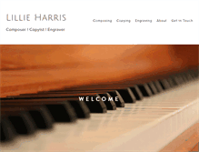 Tablet Screenshot of lillieharris.com